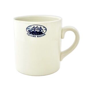 Square Rigger by LANDS' END Blue and White Mug for Dining Mug